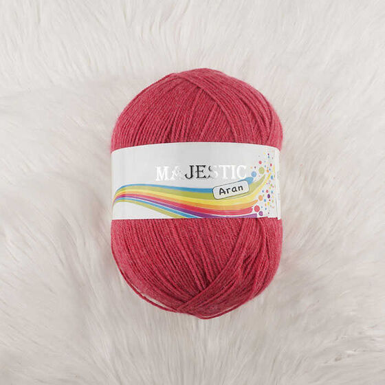 MAJESTİC ARAN KOYU PEMBE 300 GR ÖRGÜ İPİ