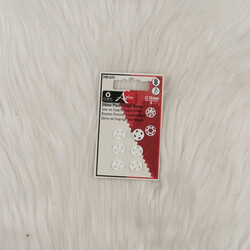 Blister - 500633 DİKME PLASTİK ÇITÇIT 10 MM.BEYAZ 6 ADET Blister - 500633 DİKME PLASTİK ÇITÇIT 10 MM.BEYAZ 6 ADET