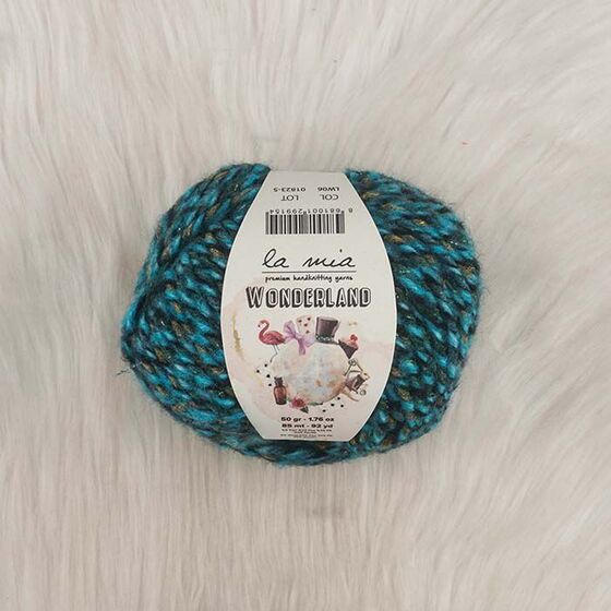 LA MIA WONDERLAND HAND KNITTING YARN 50 GR.85 MT.