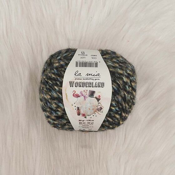 LA MIA WONDERLAND HAND KNITTING YARN 50 GR.85 MT.