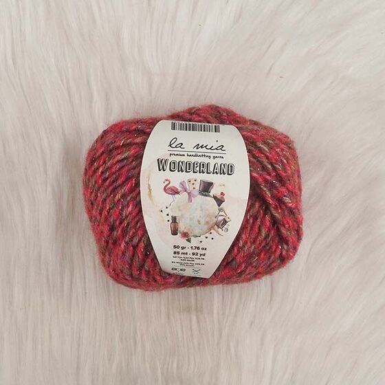 LA MIA WONDERLAND HAND KNITTING YARN 50 GR.85 MT.