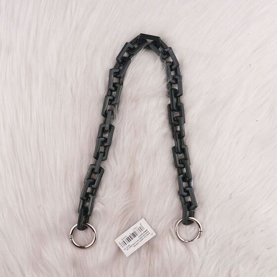 ACRYLIC BAG CHAIN ​​RECTANGULAR WITH SPRING RING 50 CM.