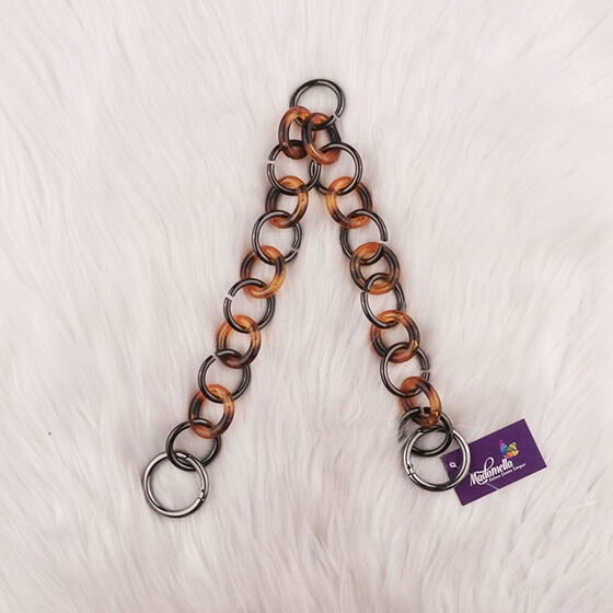 ACRYLIC METAL RING BAG HANDLE 40 CM.