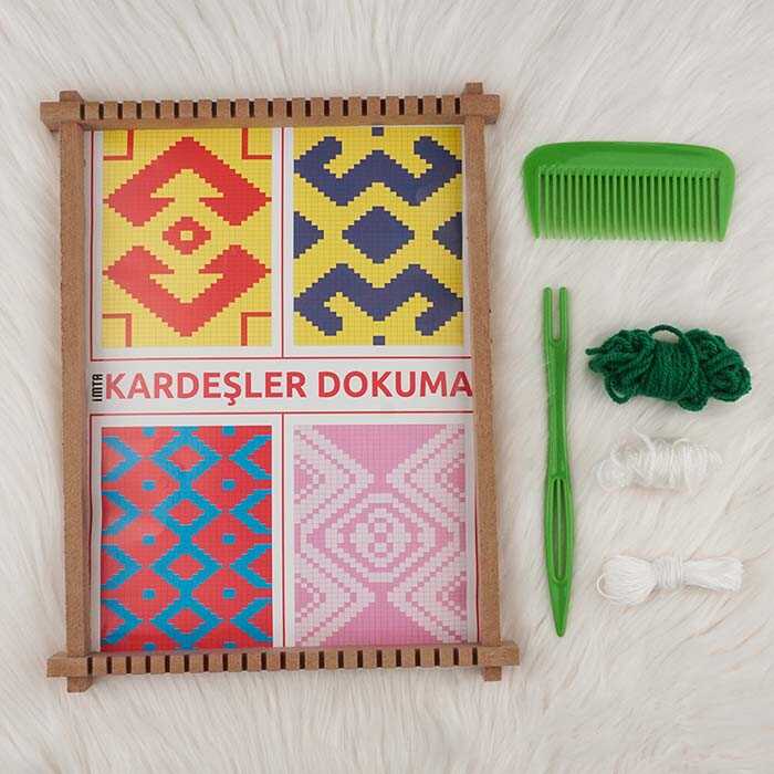 ahsap hali dokuma tezgah seti orgu aparatlari 18 madamella