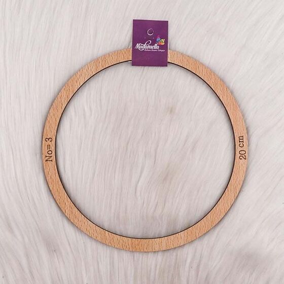 AHŞAP HALKA 20 CM.