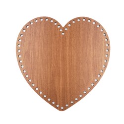 Noname - AHŞAP KALP TABAN 34x34 CM Noname - AHŞAP KALP TABAN 34x34 CM