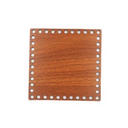 Noname - AHŞAP KARE ÇANTA TABANI 15x15 CM.