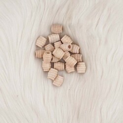 Madamella - AHŞAP OLUKLU BONCUK 14 MM 50 GR. Madamella - AHŞAP OLUKLU BONCUK 14 MM 50 GR.