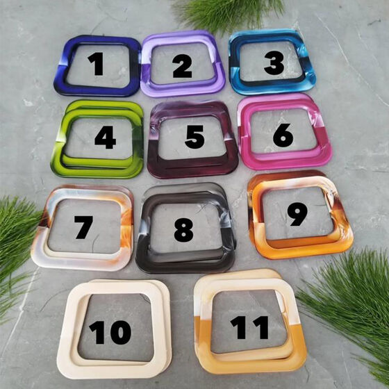 AKRİLİK ÇANTA SAPI KARE MODEL 14 CM