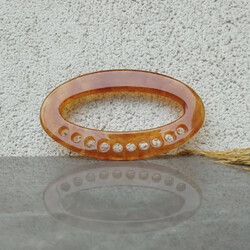 AKRİLİK DELİKLİ OVAL MODEL ÇANTA SAPI HT009 4793 - Thumbnail