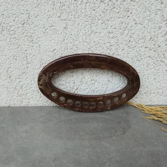 AKRİLİK DELİKLİ OVAL MODEL ÇANTA SAPI HT009 4793