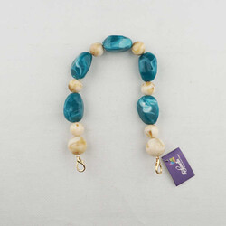 Noname - AKRİLİK TAŞ ÇANTA SAPI MODEL 5 36 CM.