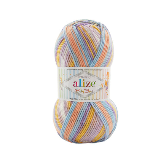 ALİZE BABY BEST BATİK 100 GR 240 MT ÖRGÜ İPİ - 1