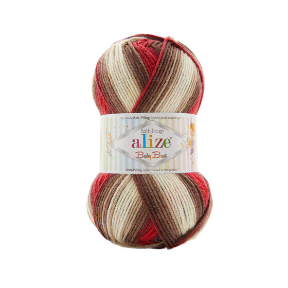 ALİZE BABY BEST BATİK 100 GR 240 MT ÖRGÜ İPİ - 3