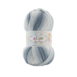 ALİZE BABY BEST BATİK 100 GR 240 MT ÖRGÜ İPİ 7542