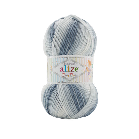 ALİZE BABY BEST BATİK 100 GR 240 MT ÖRGÜ İPİ - 14