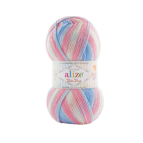 ALİZE BABY BEST BATİK 100 GR 240 MT ÖRGÜ İPİ - 16