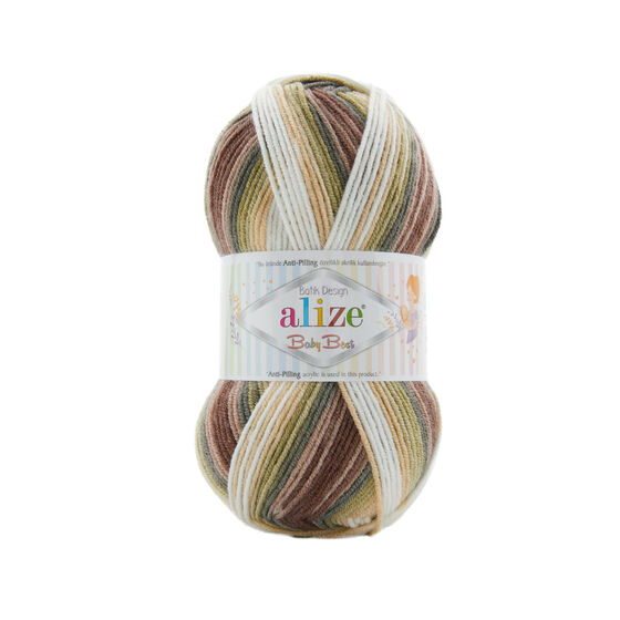 ALİZE BABY BEST BATİK 100 GR 240 MT ÖRGÜ İPİ - 17