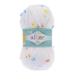 ALIZE BABY FLOWER KNITTING YARN - Thumbnail