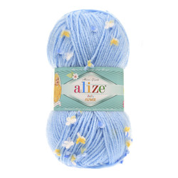 ALIZE BABY FLOWER KNITTING YARN - Thumbnail