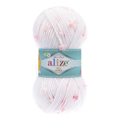 ALIZE BABY FLOWER KNITTING YARN - Thumbnail