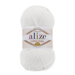 ALİZE COTTON BABY SOFT 100 GR. 270 MT ÖRGÜ İPİ - Thumbnail