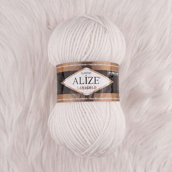 ALIZE LANAGOLD KNITTING YARN 100 GR