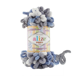 ALIZE PUFFY COLOR KNITTING YARN - Thumbnail