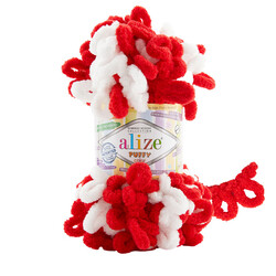ALIZE PUFFY COLOR KNITTING YARN - Thumbnail
