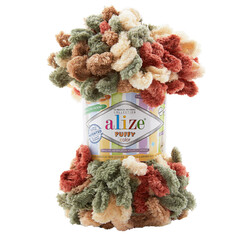 Alize - -ALİZE PUFFY COLOR ÖRGÜ İPİ