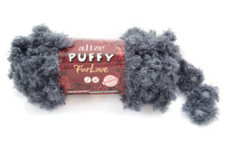 ALİZE PUFFY FUR LOVE ÖRGÜ İPİ - Thumbnail