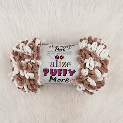 ALIZE PUFFY MORE KNITTING YARN 150 GR 11.50 MT. - Thumbnail