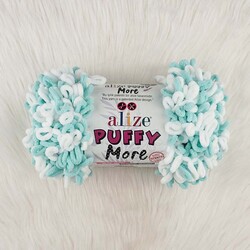 ALIZE PUFFY MORE KNITTING YARN 150 GR 11.50 MT. - Thumbnail