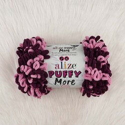 ALIZE PUFFY MORE KNITTING YARN 150 GR 11.50 MT. - Thumbnail