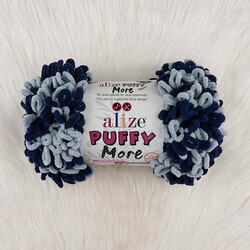 ALIZE PUFFY MORE KNITTING YARN 150 GR 11.50 MT. - Thumbnail