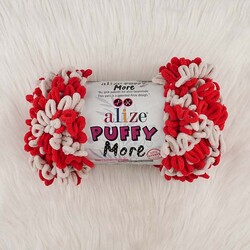 ALIZE PUFFY MORE KNITTING YARN 150 GR 11.50 MT. - Thumbnail