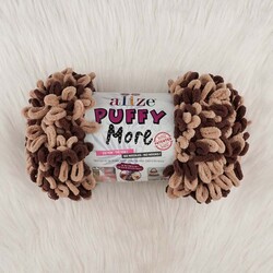 ALIZE PUFFY MORE KNITTING YARN 150 GR 11.50 MT. - Thumbnail