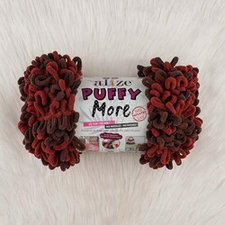 ALIZE PUFFY MORE KNITTING YARN 150 GR 11.50 MT. - Thumbnail