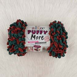 ALIZE PUFFY MORE KNITTING YARN 150 GR 11.50 MT. - Thumbnail