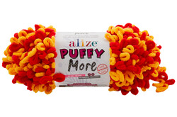 ALİZE PUFFY MORE ÖRGÜ İPİ 150 GR 11.50 MT. - Thumbnail
