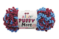 ALİZE PUFFY MORE ÖRGÜ İPİ 150 GR 11.50 MT. - Thumbnail