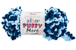 ALİZE PUFFY MORE ÖRGÜ İPİ 150 GR 11.50 MT. - Thumbnail