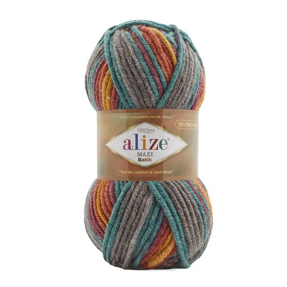 ALİZE SÜPERLANA MAXİ BATİK 100 GR. 100 MT