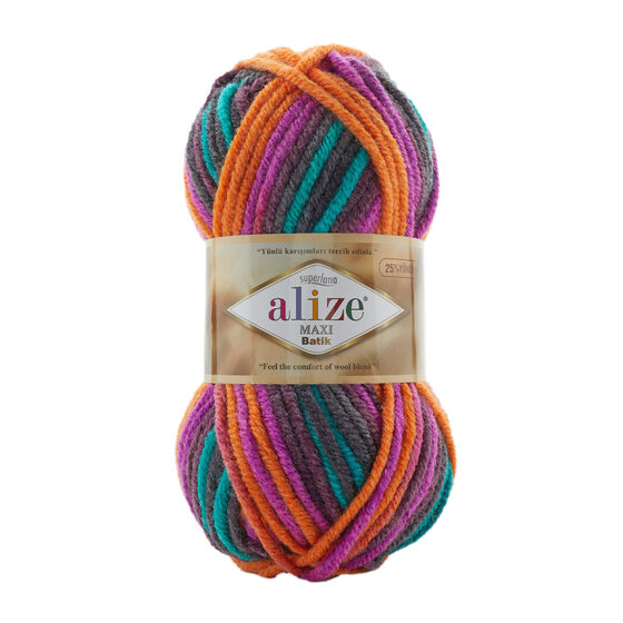 ALİZE SÜPERLANA MAXİ BATİK 100 GR. 100 MT