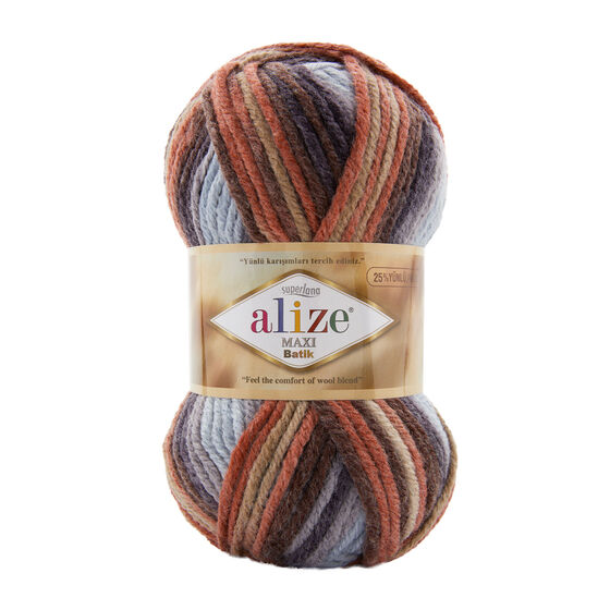 ALİZE SÜPERLANA MAXİ BATİK 100 GR. 100 MT