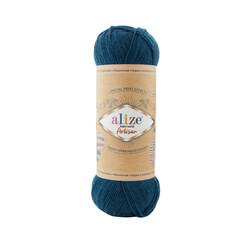 ALİZE SUPERWASH ARTISAN ÖRGÜ İPİ 100 GR 420 MT - Thumbnail