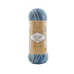 ALİZE SUPERWASH ARTISAN ÖRGÜ İPİ 100 GR 420 MT - Thumbnail