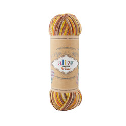ALİZE SUPERWASH ARTISAN ÖRGÜ İPİ 100 GR 420 MT - Thumbnail
