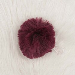 RABBIT WOOL POMP LARGE - Thumbnail