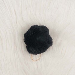 RABBIT WOOL POMP LARGE - Thumbnail